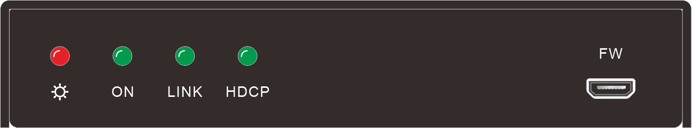 GUHDF-RX HDMI光纤接收器4K